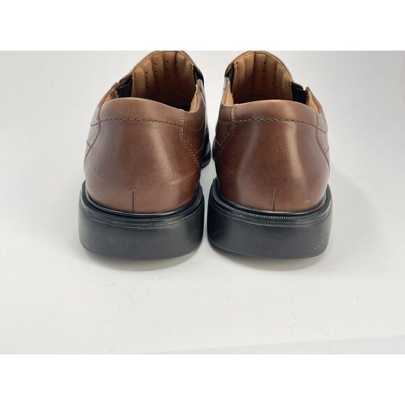Clarks UnStructured Brown Leather Loafer Slip-On Casual Shoes Mens Size 14 M - Picture 6 of 10